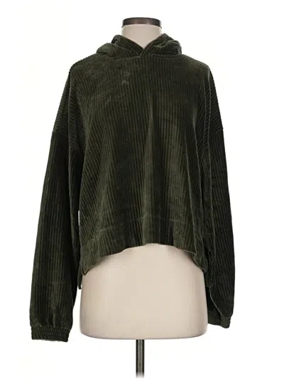 Pre-owned Aerie Long Sleeve Blouse In Green