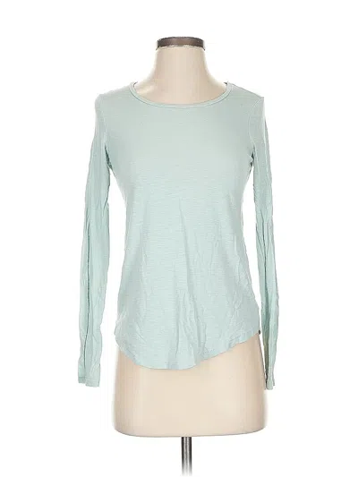 Pre-owned Aerie Long Sleeve T-shirt In Blue