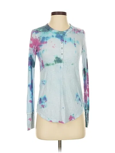 Pre-owned Aerie Long Sleeve T-shirt In Blue