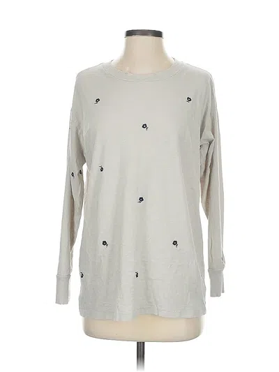 Pre-owned Aerie Long Sleeve T-shirt In Brown