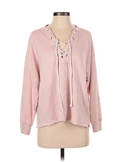 Pre-owned Aerie Long Sleeve T-shirt In Pink