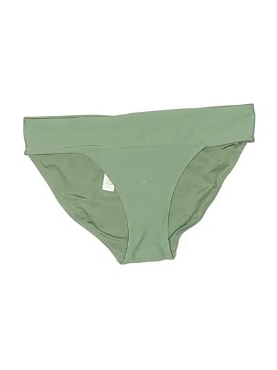 Pre-owned Aerie Long Sleeve Top Green Strapless Neckline Tops
