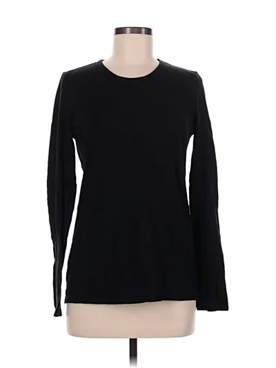 Pre-owned Aerie Long Sleeve T-shirt In Black