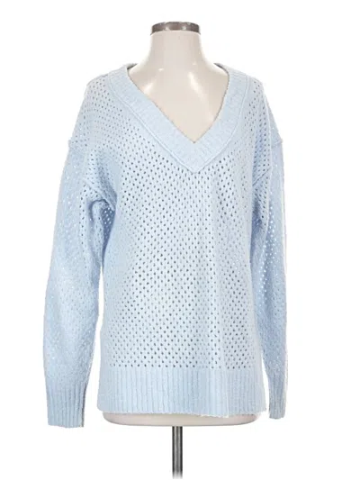 Pre-owned Aerie Long Sleeve T-shirt In Blue