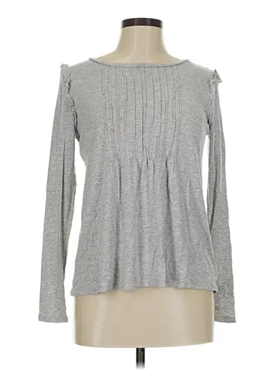 Pre-owned Aerie Long Sleeve T-shirt In Gray