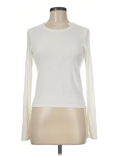 Pre-owned Aerie Long Sleeve T-shirt In Ivory