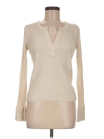 Pre-owned Aerie Long Sleeve T-shirt In Ivory