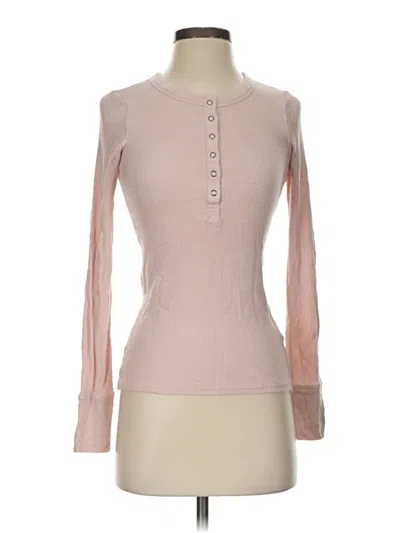 Pre-owned Aerie Long Sleeve T-shirt In Pink
