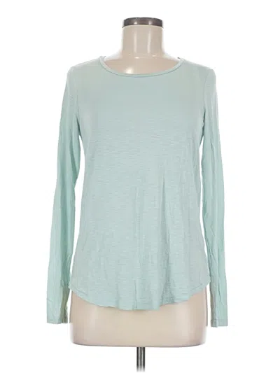 Pre-owned Aerie Long Sleeve T-shirt In Teal