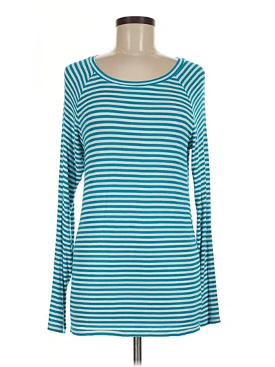 Pre-owned Aerie Long Sleeve T-shirt In Teal
