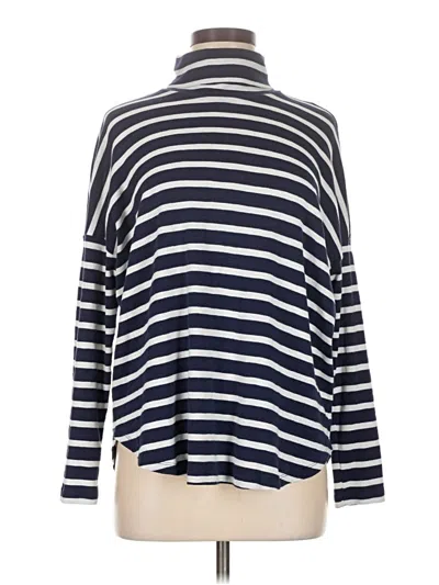 Pre-owned Aerie Long Sleeve Turtleneck In Blue
