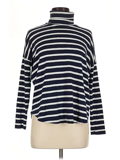 Pre-owned Aerie Long Sleeve Turtleneck In Blue