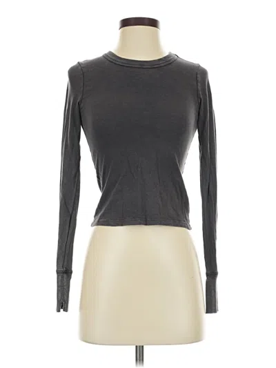 Pre-owned Aerie Long Sleeve Turtleneck In Gray