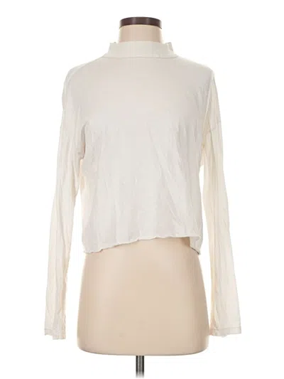 Pre-owned Aerie Long Sleeve Turtleneck In Ivory