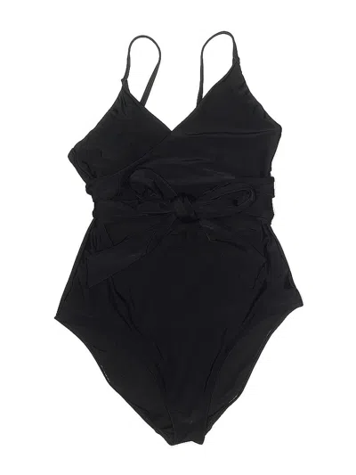 Pre-owned Aerie One Piece Swimsuit In Black