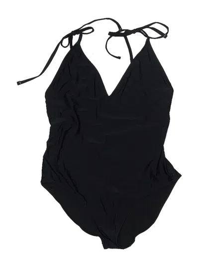 Pre-owned Aerie One Piece Swimsuit In Black