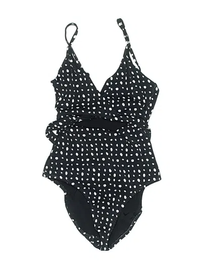 Pre-owned Aerie One Piece Swimsuit In Black