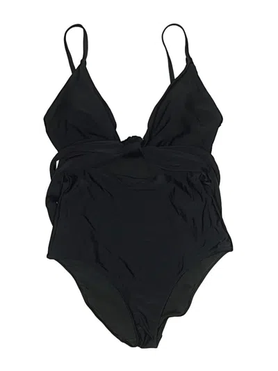 Pre-owned Aerie One Piece Swimsuit In Black