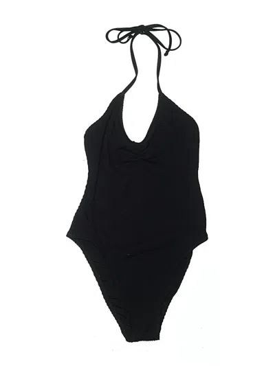 Pre-owned Aerie One Piece Swimsuit In Black