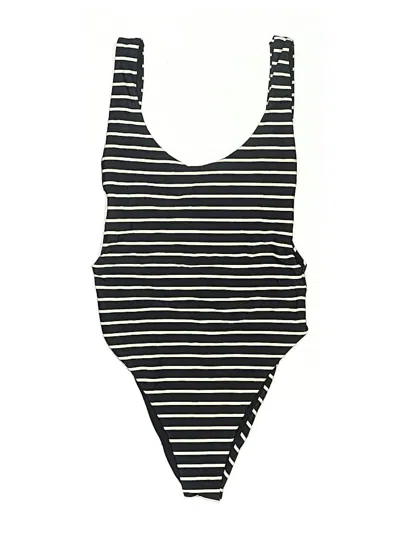 Pre-owned Aerie One Piece Swimsuit In Black