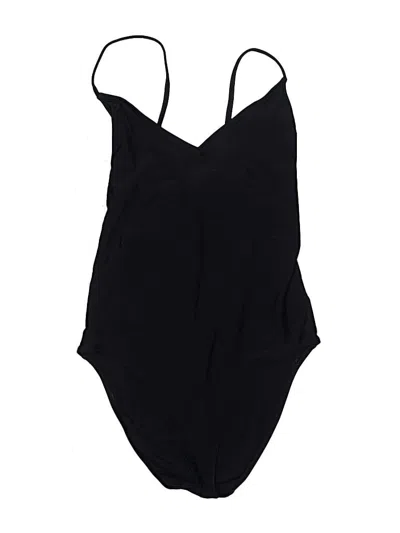 Pre-owned Aerie One Piece Swimsuit In Black