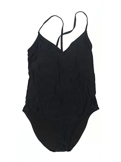 Pre-owned Aerie One Piece Swimsuit In Black