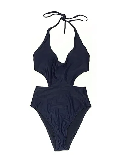 Pre-owned Aerie One Piece Swimsuit In Black
