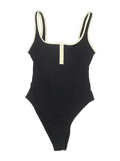 Pre-owned Aerie One Piece Swimsuit In Black