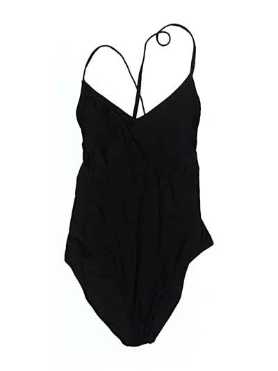 Pre-owned Aerie One Piece Swimsuit In Black