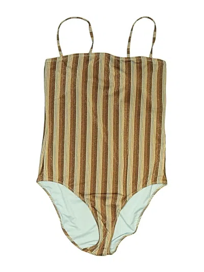 Aerie One Piece Swimsuit In Gold