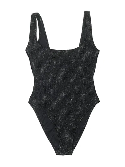 Pre-owned Aerie One Piece Swimsuit In Gray