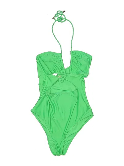 Pre-owned Aerie One Piece Swimsuit In Green