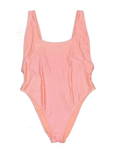 Pre-owned Aerie One Piece Swimsuit In Pink