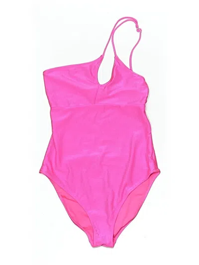 Pre-owned Aerie One Piece Swimsuit In Pink