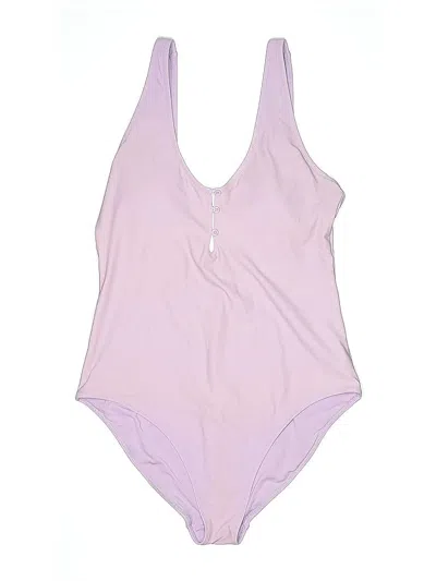 Pre-owned Aerie One Piece Swimsuit In Purple