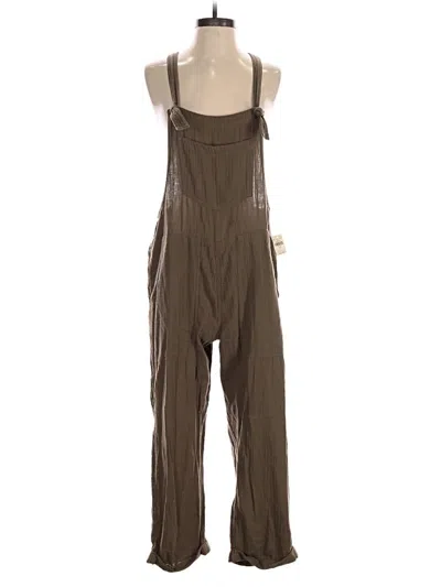 Pre-owned Aerie Overalls In Brown