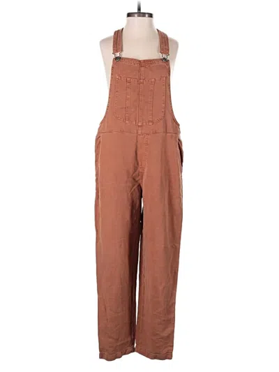 Pre-owned Aerie Overalls In Brown