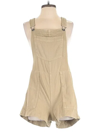 Pre-owned Aerie Overalls In Tan