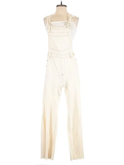 Aerie Overalls In White