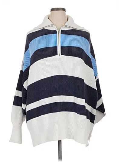 Pre-owned Aerie Poncho In Blue