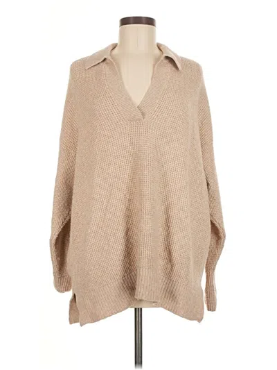 Pre-owned Aerie Poncho In Brown