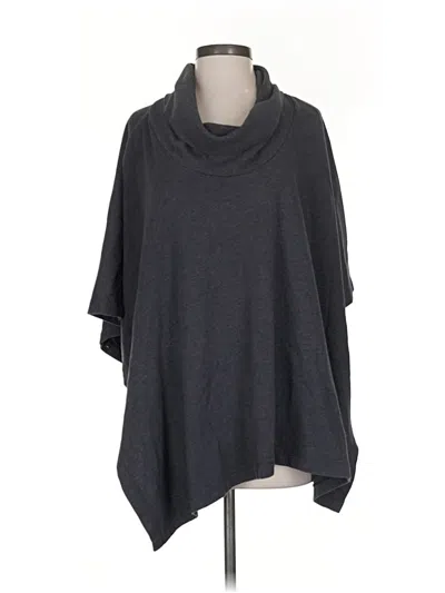 Pre-owned Aerie Poncho In Gray