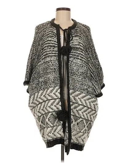 Pre-owned Aerie Poncho In Gray
