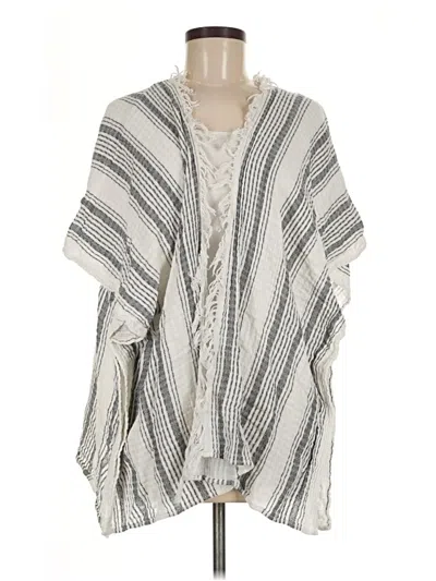 Pre-owned Aerie Poncho In Gray
