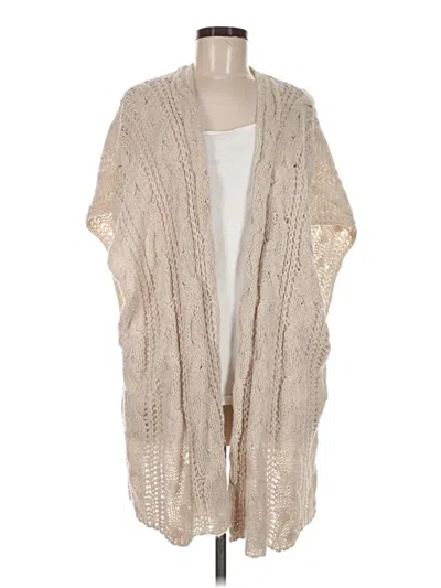 Pre-owned Aerie Poncho In Tan