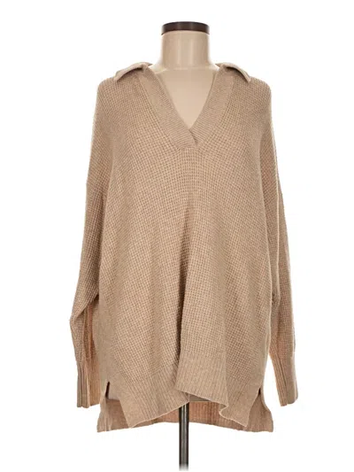 Pre-owned Aerie Poncho In Tan