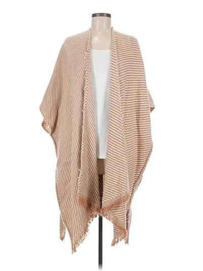 Pre-owned Aerie Poncho In Tan