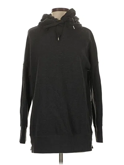 Pre-owned Aerie Pullover Hoodie In Black