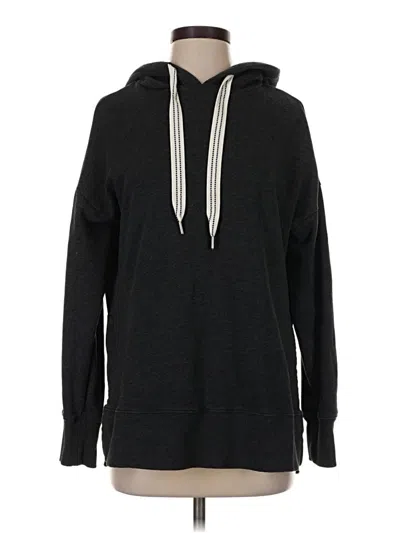 Pre-owned Aerie Pullover Hoodie In Black