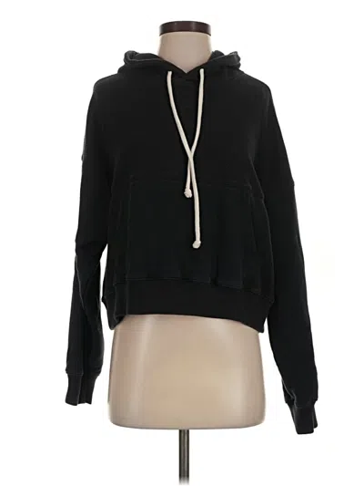 Pre-owned Aerie Pullover Hoodie In Black